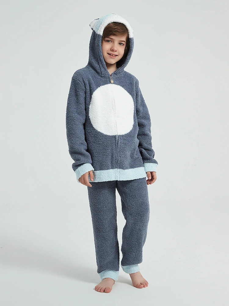 Erkek Sonbahar ve Kış Polar Pijama