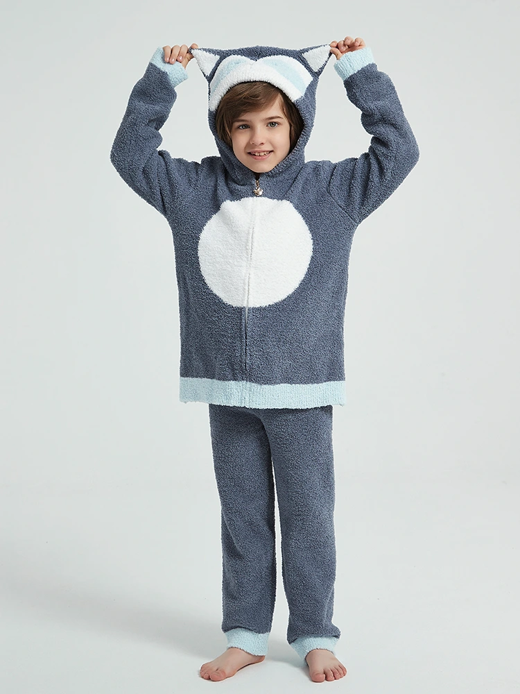 Erkek Sonbahar ve Kış Polar Pijama